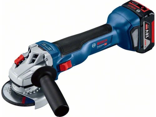 BOSCH Akkus sarokcsiszoló 125 mm GWS 18V-10 L-Boxx-ban (2 x 5,0 Ah + gyorstöltő)