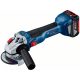 BOSCH Akkus sarokcsiszoló 125 mm GWS 18V-10 L-Boxx-ban (2 x 5,0 Ah + gyorstöltő)