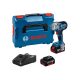 BOSCH Akkus ütvecsavarozó 1/2" GDS 18V-450 PC L-Boxx-ban (2 x 4,0 Ah + gyorstöltő)