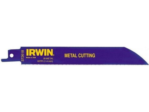 IRWIN Szablyafűrészlap 100 mm/18TPI fém bimetál (5 db/cs)