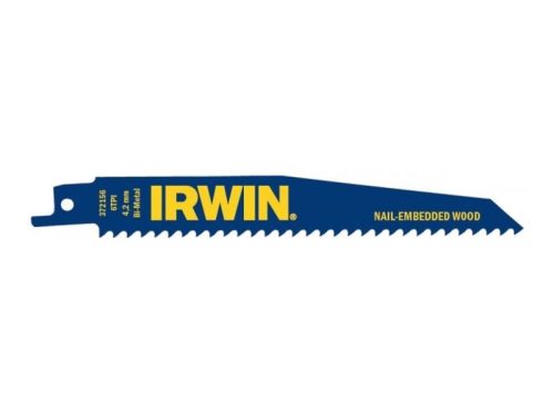 IRWIN Szablyafűrészlap 225 mm/6TPI fa bimetál (25 db/cs)