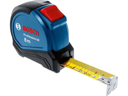 BOSCH Professional mérőszalag 8 m x 27 mm mágneses, kétoldalon skálázott, Autolock