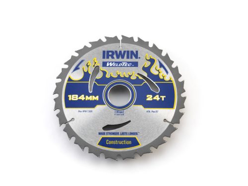 IRWIN Fűrésztárcsa fához 184 x 30 mm / 24T