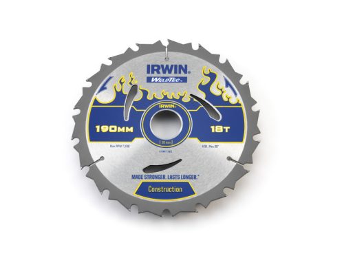 IRWIN Fűrésztárcsa fához 190 x 30 mm / 18T