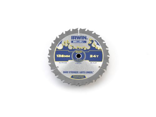 IRWIN Fűrésztárcsa fához 136 x 10 mm / 24T