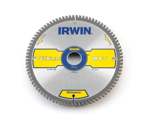 IRWIN Fűrésztárcsa Multi 216 x 30 mm / 84TCG