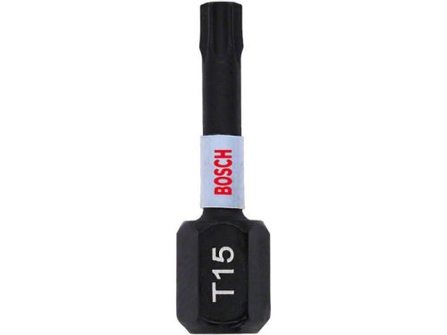 BOSCH Bithegy Torx T15 x 25 mm 1/4" Impact Control (2 db/cs)