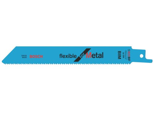BOSCH Szablyafűrészlap fémre S 922 BF 150mm / 14TPI bimetál Flexible for Metal (100 db/cs)