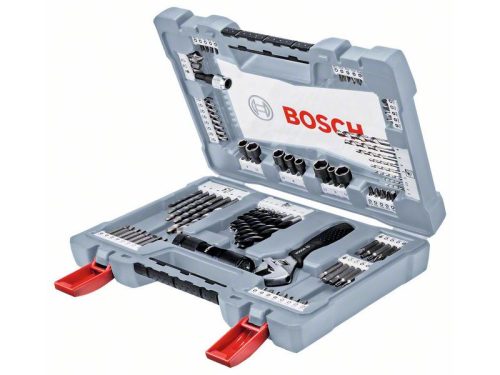 BOSCH Fúrószár és bithegy készlet 91 részes