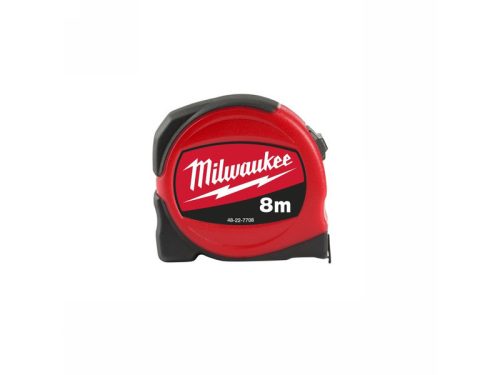 MILWAUKEE Mérőszalag 8 m x 25 mm metrikus SLIMLINE