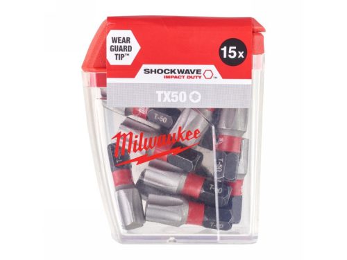 MILWAUKEE Bithegy torx TX50 x 25 mm (15 db/cs)