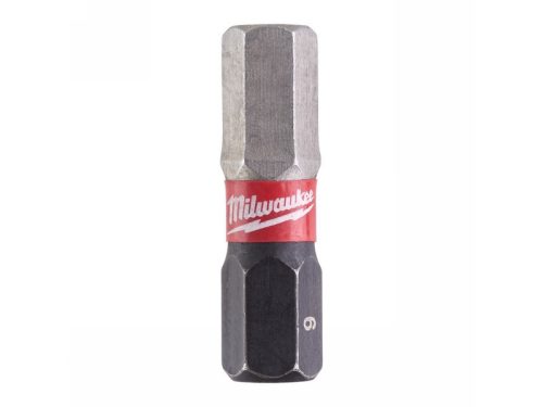 MILWAUKEE Bithegy imbusz 6 x 25 mm Shockwave Impact Duty (2 db/cs)