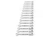 MILWAUKEE Racsnis csuklós csillag-villáskulcs készlet 15 részes 8-22 mm CrV MAX BITE™