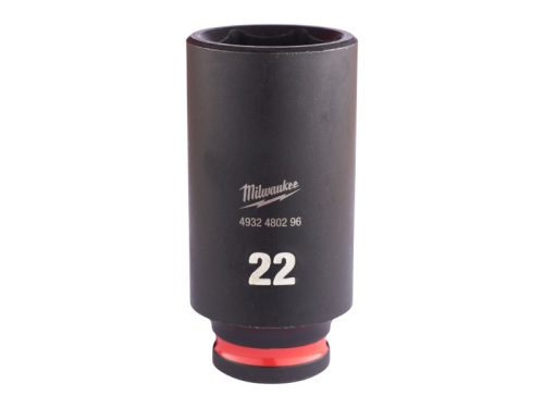 MILWAUKEE Gépi hosszú dugókulcs 3/8" 22 mm CrMo