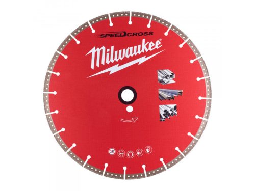 MILWAUKEE Gyémánt vágókorong 230 x 2,8 x 4 x 22,2 mm szegmentált STEELHEAD™