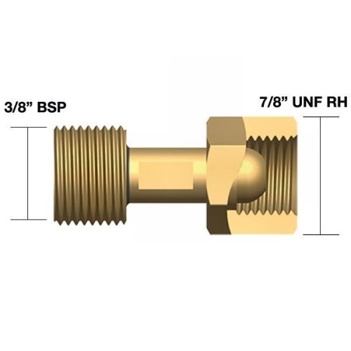 3/8"-1/4" gázcsonk átalakító