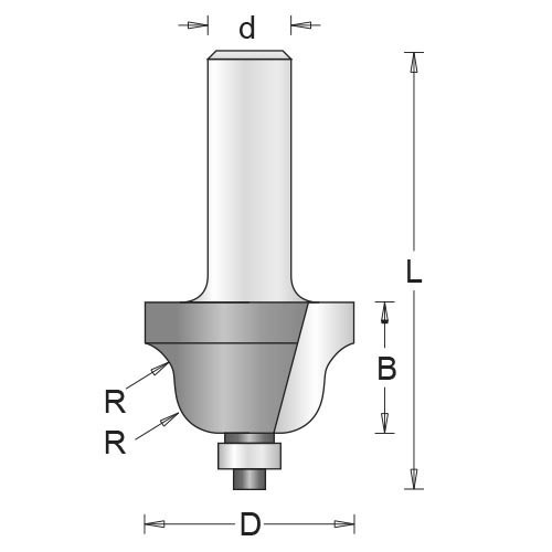 Hikoki marófej 6*25,4X15,9 profil