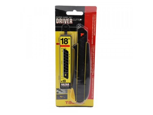 TAJIMA Driver Cutter Grip Törhető pengés kés 18 mm (automata + 13 db penge)