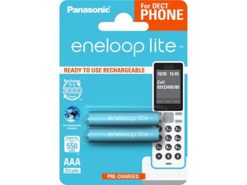 ENELOOP lite AAA/mikro akkumulátor 1,2 V 550 mAh (2 db/cs)