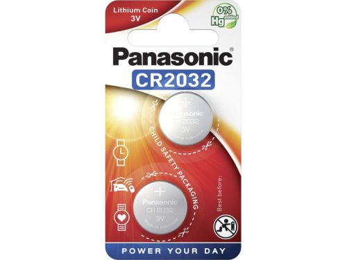 PANASONIC CR2032 lítium gombelem 3 V (2 db/cs)