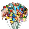 Leszúrható dekor pillangó - többféle - 29 cm - műanyag