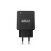 Hálózati Adapter USB + Type-C PD20W gyorstöltéssel - fekete