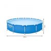 Merevfalú medence vízforgatós szűrővel - 366 x 76 cm - 6473 liter