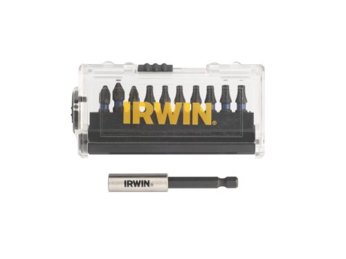 IRWIN Impact Pro Bithegy készlet 10 részes 25 mm (2 x PZ1, 5 x PZ2, 3 x PZ3) + bithegy-tartó