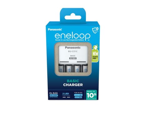 ENELOOP Akkumulátor töltő + 4 db AA/ceruza akkumulátor 1,2 V 1900mAh