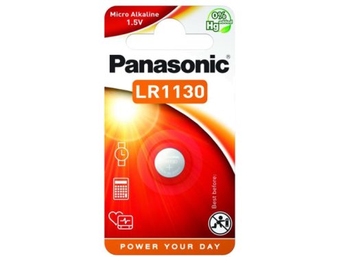 PANASONIC LR1130 alkáli gombelem 1,5 V