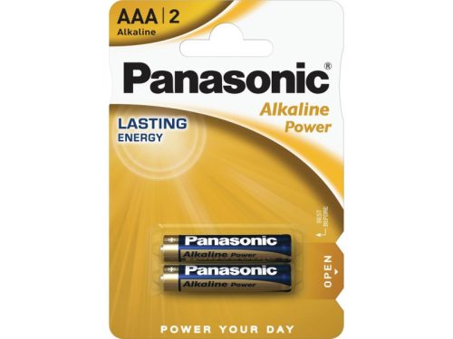 PANASONIC AAA/mikro tartós alkáli elem 1,5 V (2 db/cs)