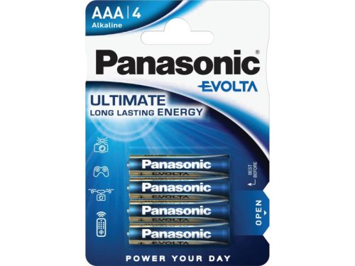 PANASONIC EVOLTA AAA/mikro szupertartós alkáli elem 1,5 V (4 db/cs)