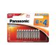 PANASONIC AAA/mikro tartós alkáli elem 1,5 V (10 db/cs)