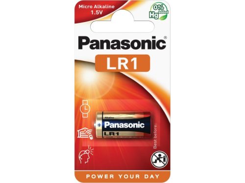 PANASONIC LR1  tartós alkáli elem 1,5 V