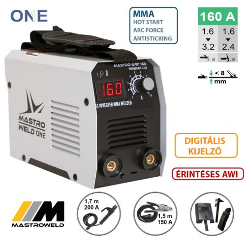 MASTRO ARC-160 hegesztő inverter (MMA)