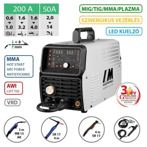 MASTRO ALL IN ONE multifunciós hegesztő inverter