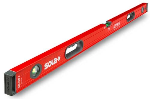 SOLA - BIG RED 3 120  - Zártszelvény-vízmértékek 120cm