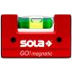 SOLA - GO! magnetic - kompakt vízmértékek 6,8cm