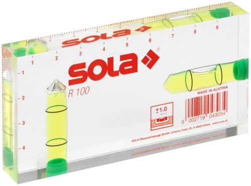 Sola - R100 - akril üvegből készült szint