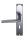 Door handle with accessories Al, regular+cylindrical rosette