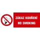 Zákaz kouření - No smoking 210x70mm - samolepka