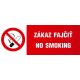 SK - Zákaz fajčiť - No smoking 210x80mm - samolepka