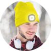 Beanie with LED light - neon yellow