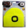 Beanie with LED light - neon yellow