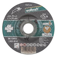 WOLFCRAFT - Vágókorongok kőhöz, benyomott 115mm