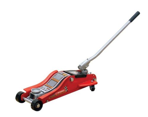 Hydraulic garage jack, low profil, 360° rotating handle