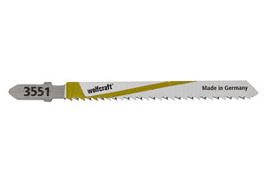 WOLFCRAFT - Szúrófűrész-lapok HCS, T-befogás, fa, tiszta vágások 100mm, 2db