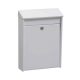 MARS - post box, galvanized, white, 6190