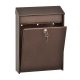 MARS - post box, galvanized, brown, 6190