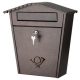 MARS - post box, galvanized, brown, 6199